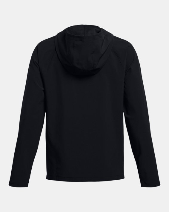 Jongensshirt UA Unstoppable met volledige rits, Black, pdpMainDesktop image number 1